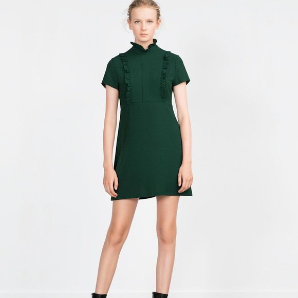 Zara Green Dress - Picture 1 of 2
